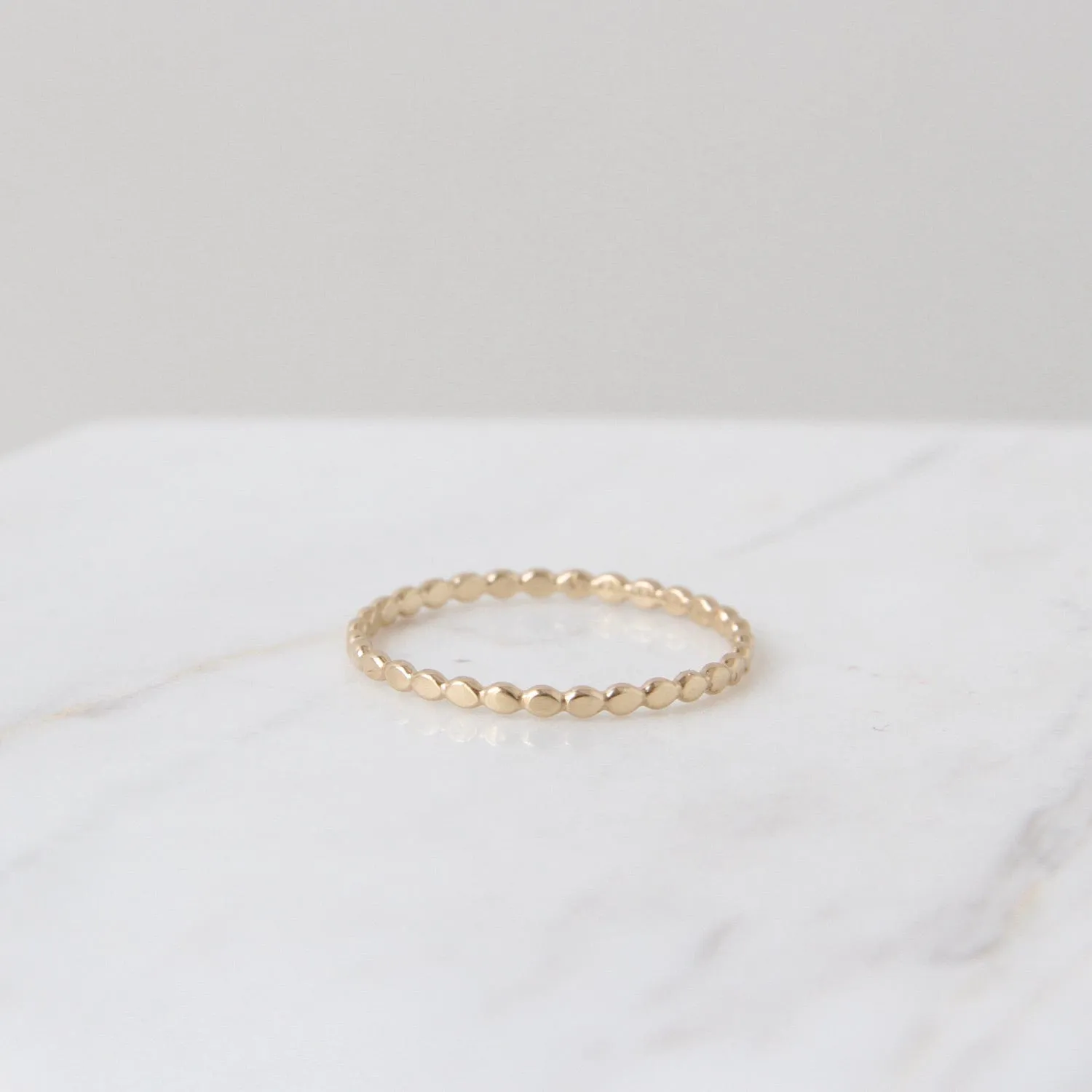 14K Sparkle Ring