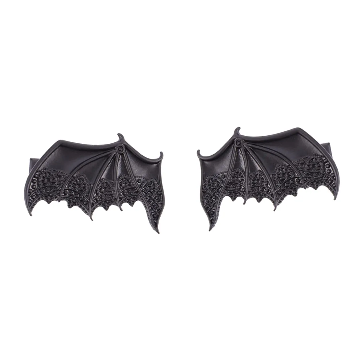 2Pcs Devil Wing Bat Hairpins for Halloween Costume Party Cute Bat Wings Hair Clips Accessory for Halloween Dress Up and Cosplay
