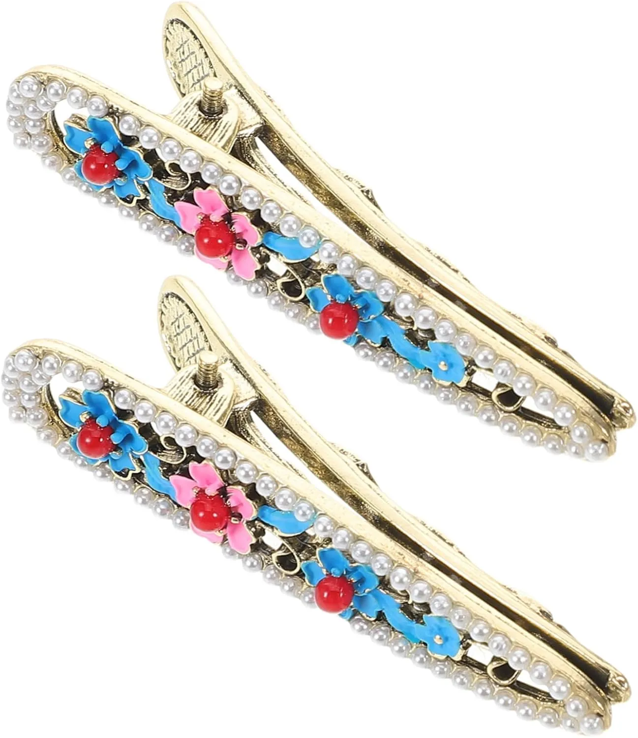 2pcs Elegant Flower Hairpins for Women Lightweight Accessories for Daily Use Special Occasions Hair Friendly Design