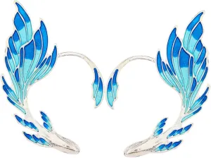 2Pcs Fairy Ear Non Pierced Clip Earrings for Women Ear Wrap Earrings Unique Design for Cosplay Parties and Special Occasions