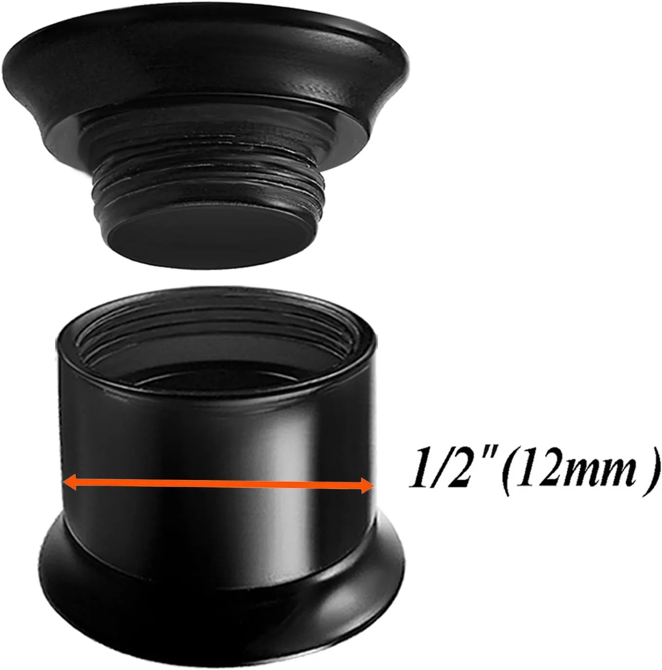 2pcs Internally Threaded Tunnels Screw Double Flared Plug Piercing Ear Gauge Expander Stretching C3VCT - Pick Size