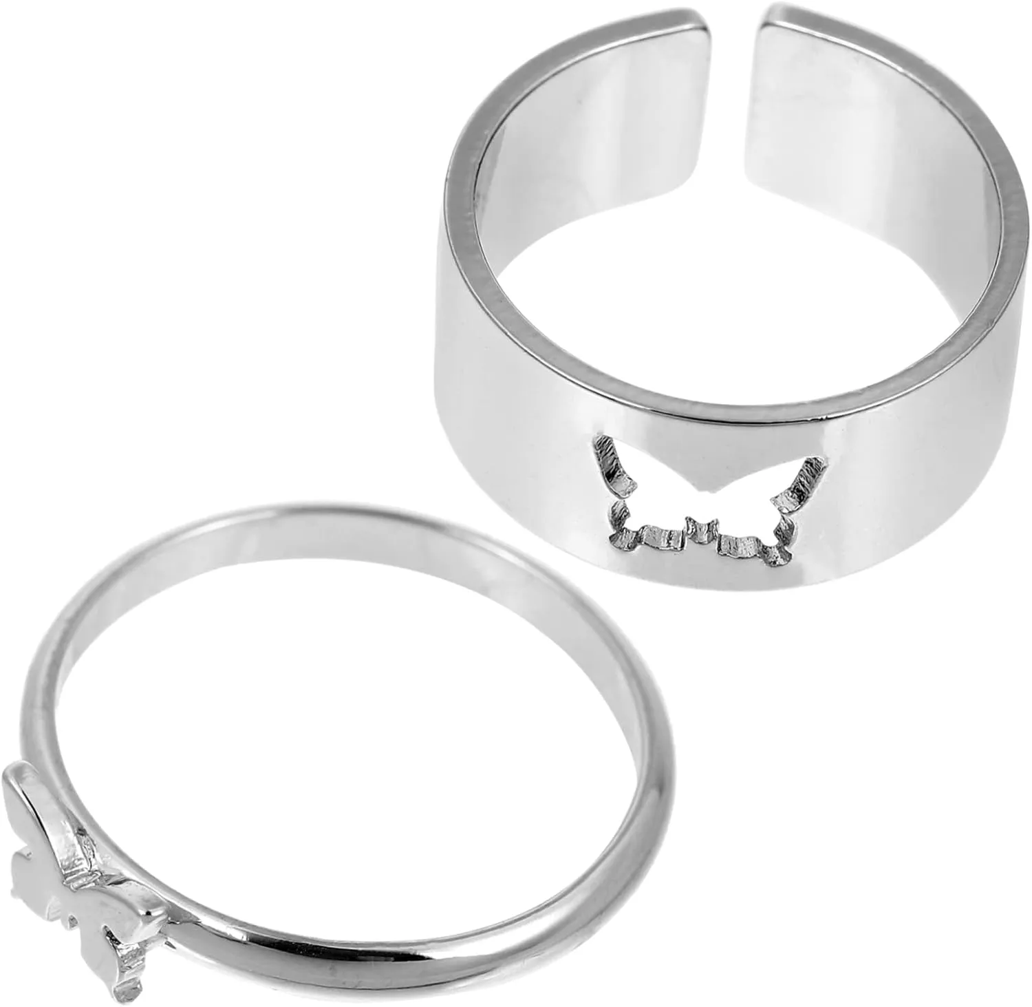 2pcs Ring Finger Rings Romantic Rings Finger Jewelry Hand Accessories Creative