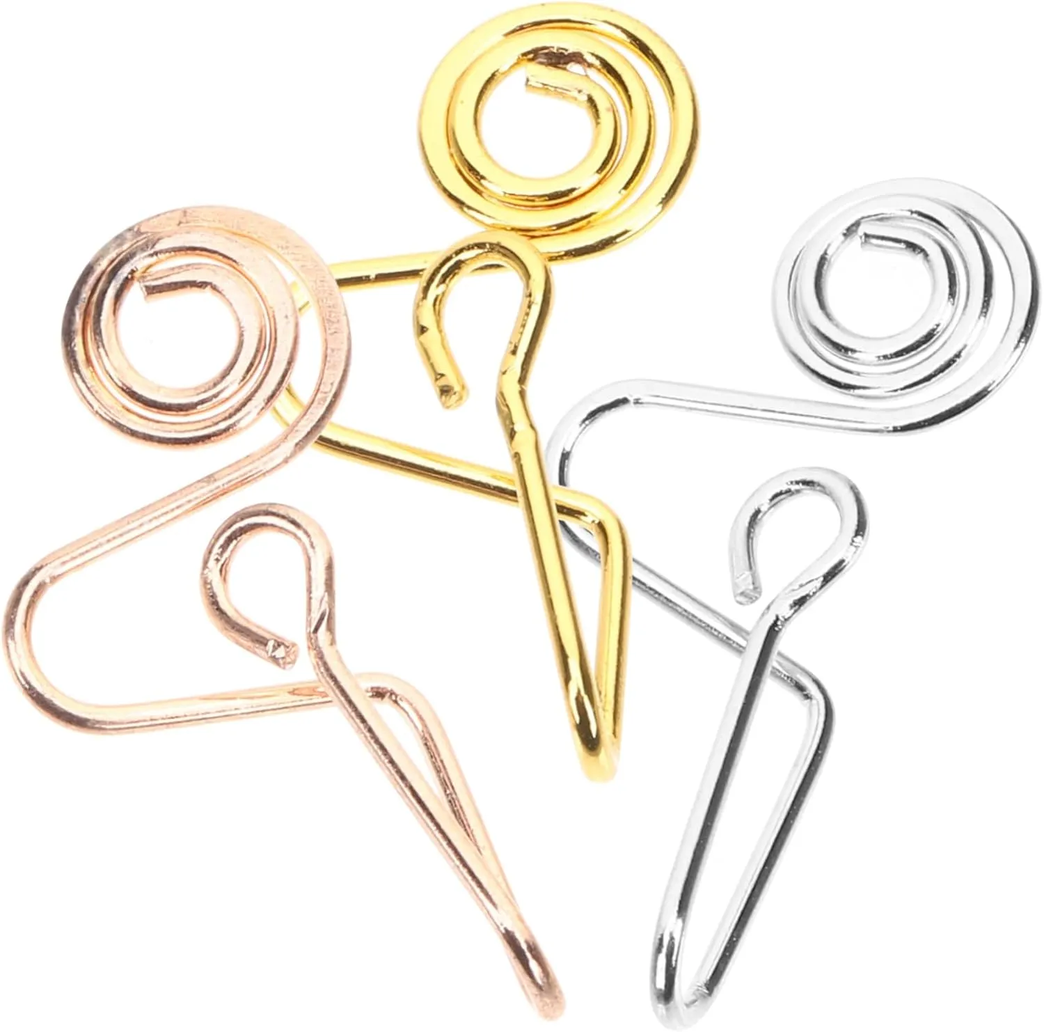 3pcs Clip Fake Hoop Nose Rings for Non Piercing Style Creative Jewelry for Daily Use and Fashionable Looks