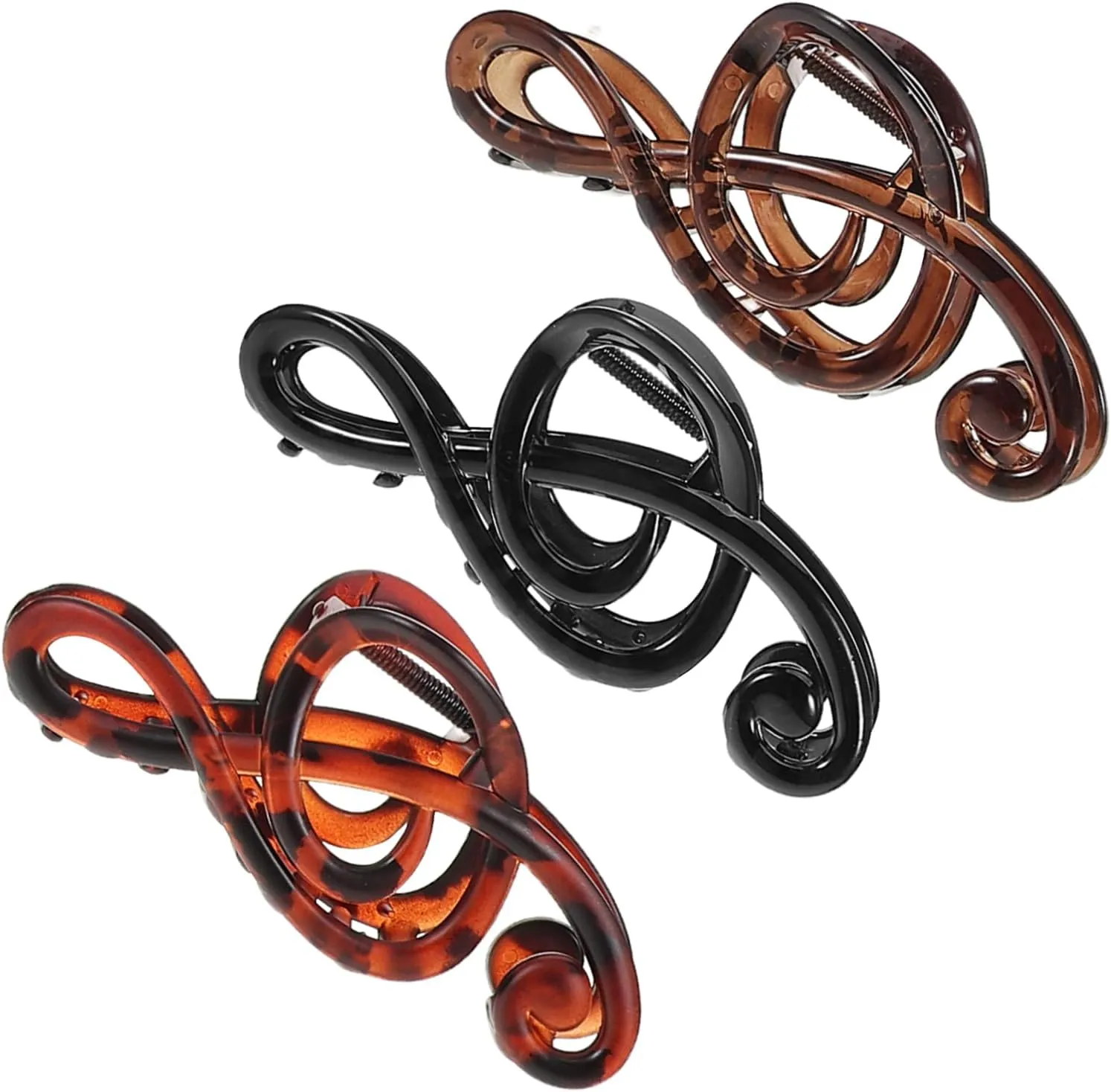 3pcs Strong Hold Non Slip Jaw Clips for Women Stylish Hair Accessories for Thin and Thick Hair Versatile for Casual and Formal Styles