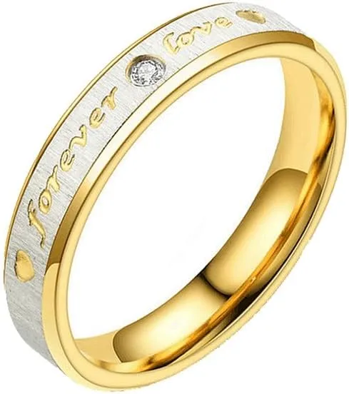 6mm Men Wedding Band for Him 4mm Women Engagement Promise Ring for Her Matching Couple Ring Set Gift Rings
