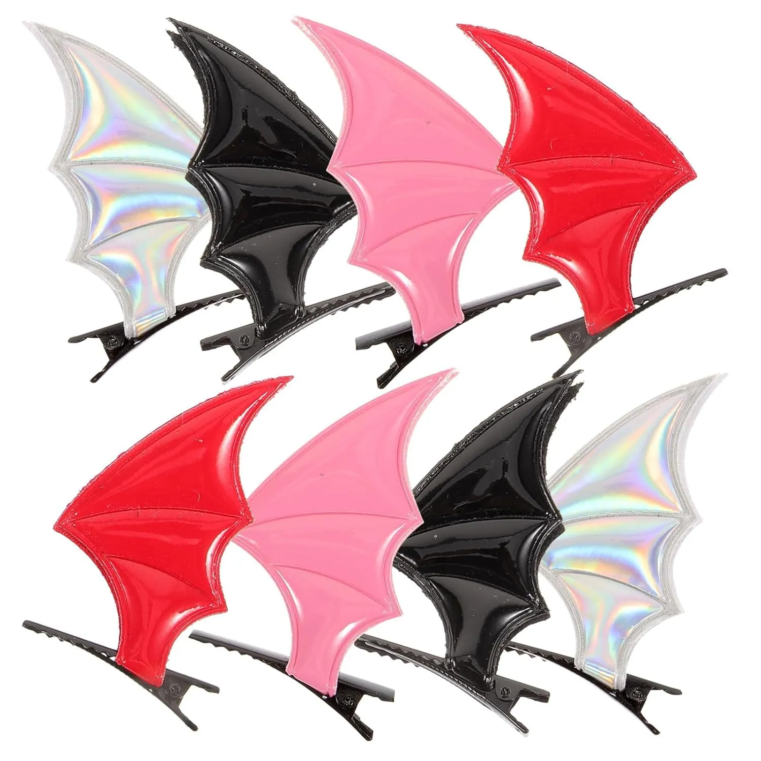 8Pcs Halloween Hair Clip Gothic Cosplay Hairpins Festive Hair Clips for Halloween Costume Decoration