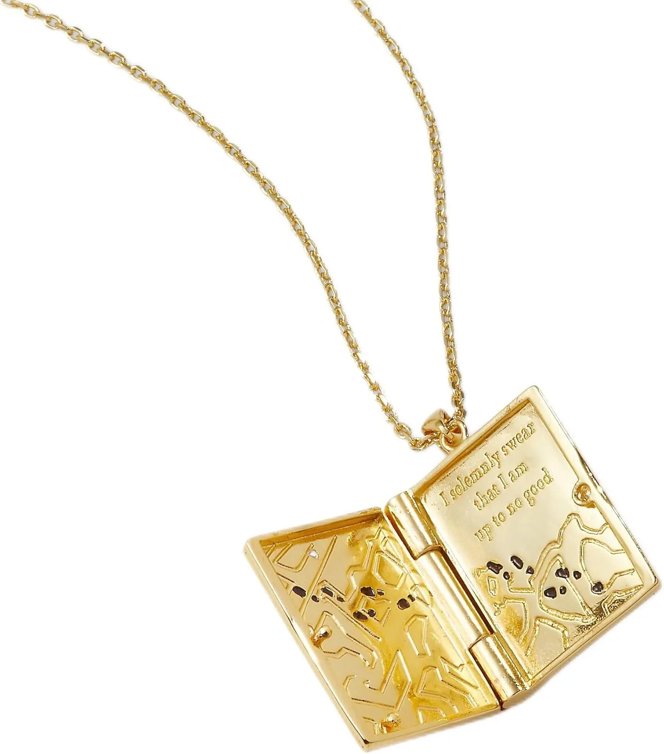 Alex and Ani Harry Potter Mischief Managed Locket Necklace