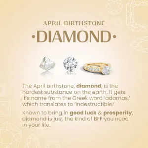 Angara Lab Grown Two Stone Diamond Twin Heart Knot Ring in Silver / 14K Solid Gold/Platinum | April Birthstone, Birthday, Engagement, Anniversary, Wedding Jewelry Gift for Women