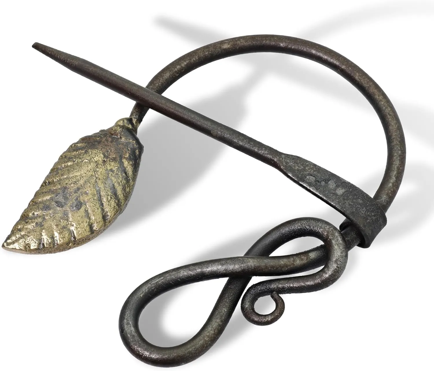 Armory Replicas Hand-Forged Viking & Celtic Cloak Pin Brooch  Medieval Fibula for Costumes, Reenactments, Cosplay & Historical Dress Accessories