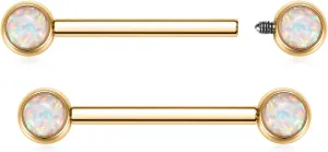 AROWRO Nipple Rings Nipple Piercing Tongue Rings Nipple Bar G23 Titanium 14G Internally Threaded Straight Barbells Bridge Piercing Jewelry Tongue Piercing Jewelry 12mm-20mm