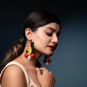 Avnish Handpainted Red (Earrings)