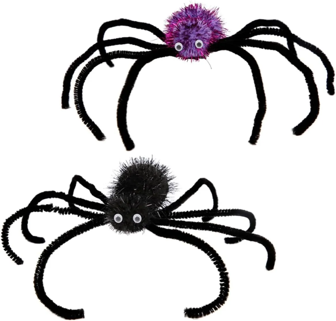 BESPORTBLE 2pcs Spider Hair Clips for Women Halloween Hair Accessories Spider Design for Cosplay Parties and Themed Events Comfortable and