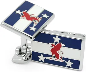 Beta Theta Pi Fraternity Flag Cuff Links