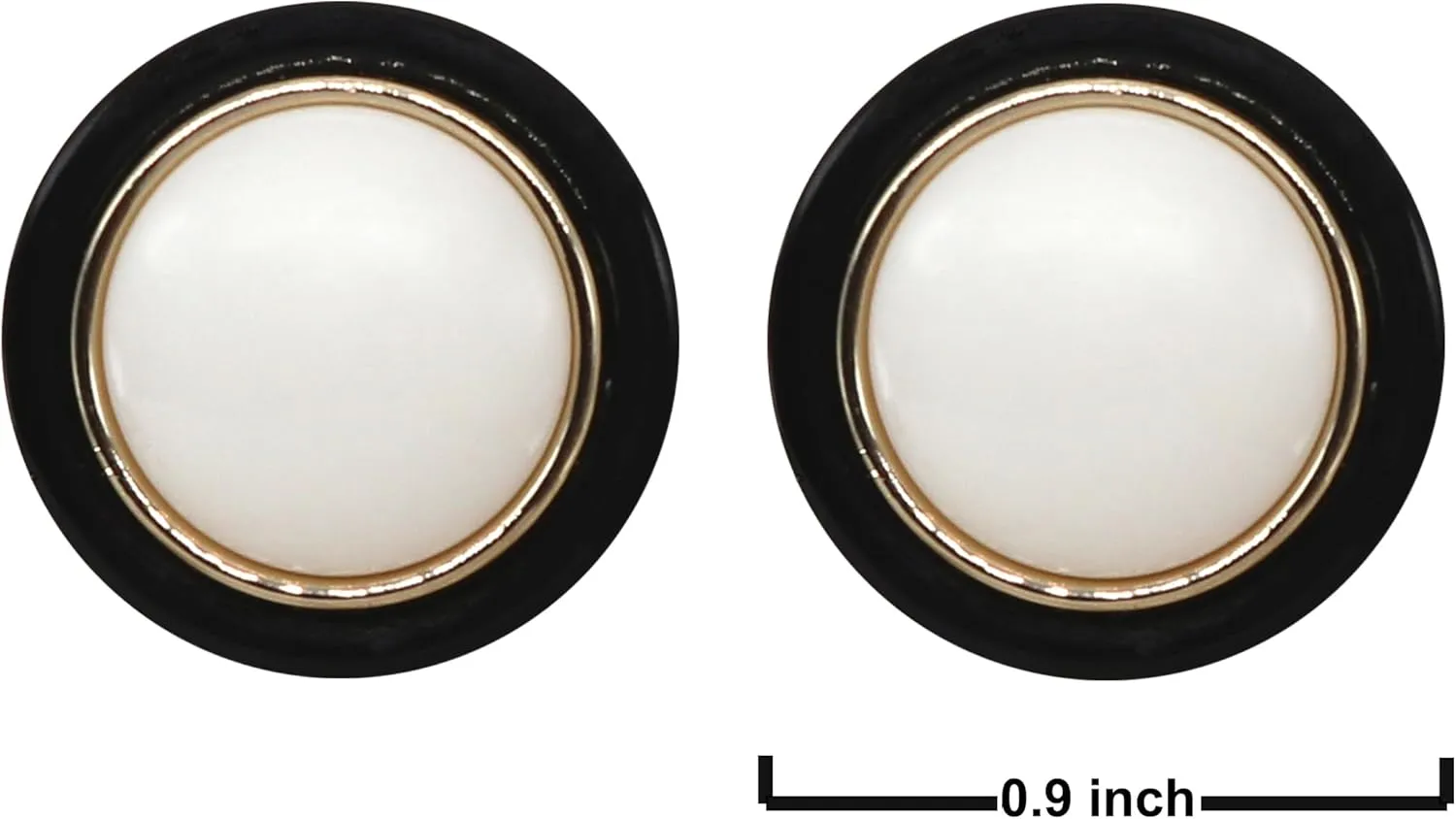 Black White Earrings for Women Sparkly Geometric Dangle Drop Statement Jewelry