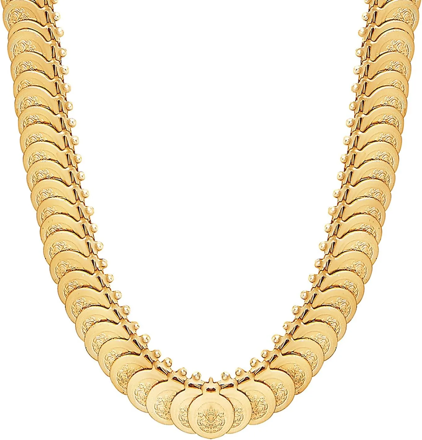 Bodha Bollywood Style CZ, Zircons, Pearls Gold Plated Traditional Indian Ethnic Thushi Necklace Jewelry For Women (SJ_2161)
