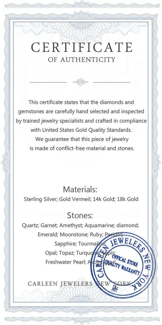 Carleen 14K Solid Yellow Gold Round Birthstone Necklace for Women Amethyst Peridot Citrine Solitaire Pendant Necklace Delicate Dainty Fine Jewelry Gift for Women Mom Girlfriend, 18INCH