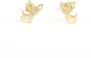 Chihuahua Earrings, dog breeds, puppies, pet lovers, earrings for women, unique jewelry, stud earrings, dog lovers, hush puppies, puppies