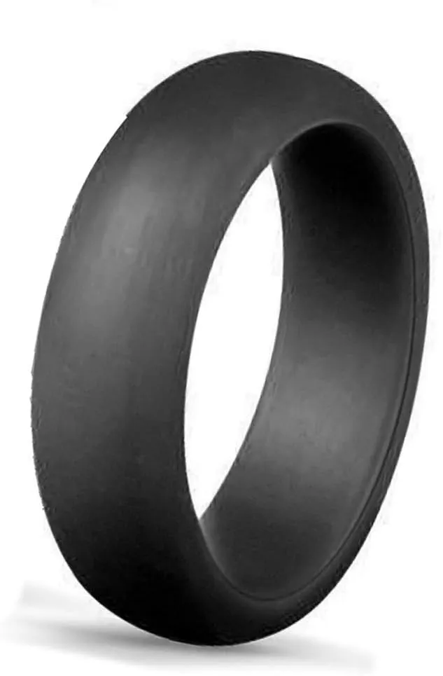 Couple Models 7Pcs Women Fashion Silicone Soft Shiny Glitter Finger Rings Party Jewelry Gift Black Green Glitter US 7