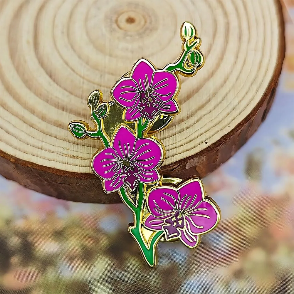 Cute Floral Kawaii Pins Alloy Enamel Lapel Pin for Clothing Jackets Backpacks Clothes Caps Bags Hats Decorations