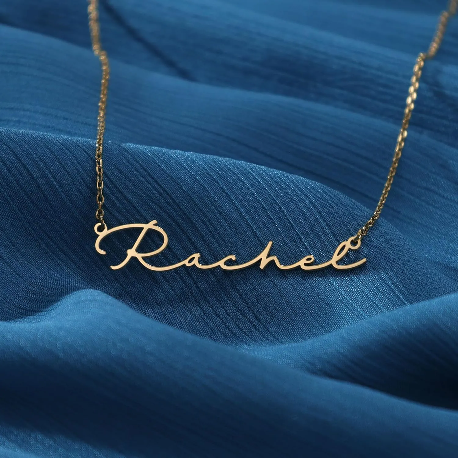DayOfShe Custom Name Necklace for Women Gifts, 18K Gold Plated Layered Names Necklace Personalized Gifts for Birthday