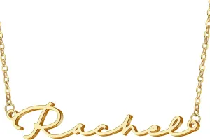 DayOfShe Custom Name Necklace for Women Gifts, 18K Gold Plated Layered Names Necklace Personalized Gifts for Birthday