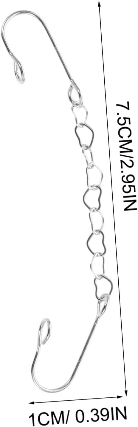 Didiseaon Nose Chain Woman Titanium Sterling Nose Ring with Chain Nose Hoop Chain Shape Color Thin Nose Hoops Nose