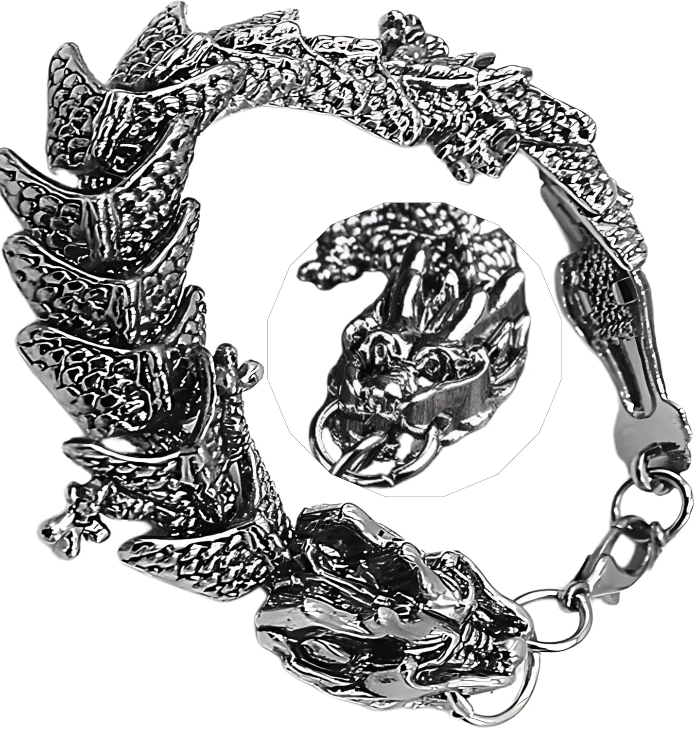 Dragon Claw Bracelet with Scale  Mythical Fantasy Statement Jewelry for Gothic, Punk, and Alt Styles, Chineese Gragon, Celtic, viking jewerly, scandinavian bracelet