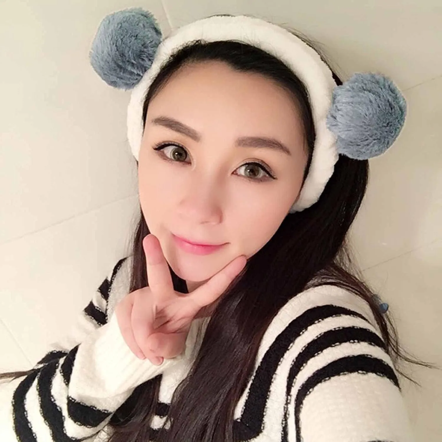 Elastic Hair Band Women Face Washing Headband Towel Soft Coral Fleece Head Wraps