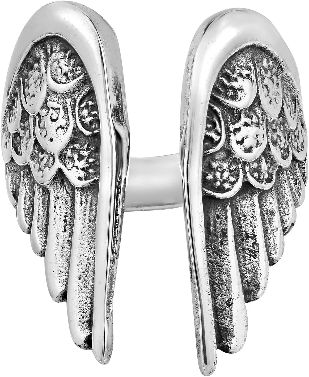 Embracing Wings of an Angel Wrap Open-Ended .925 Sterling Silver Ring