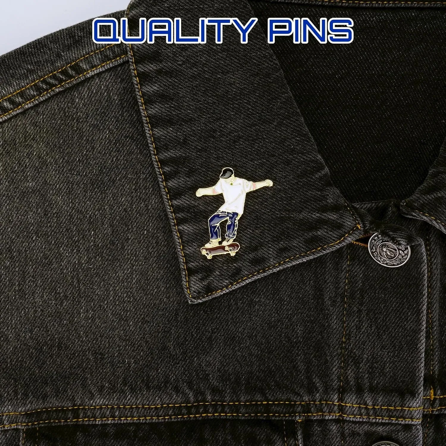 Enamel Pins, Cute Pins for Backpacks, Hat Pins, Novelty Brooch Pins, Backpack Pins, Lapel Pins for Men, Women, Girls, Boys. For Lanyard, Bags, Hats, Caps, Clothing