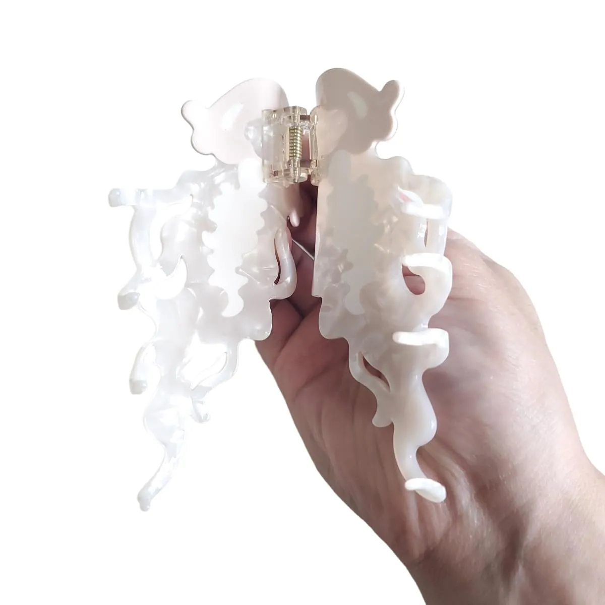 Fantasy Pink Jellyfish Hair Clip,Acetate Claw Clips,Hair Clips for Women