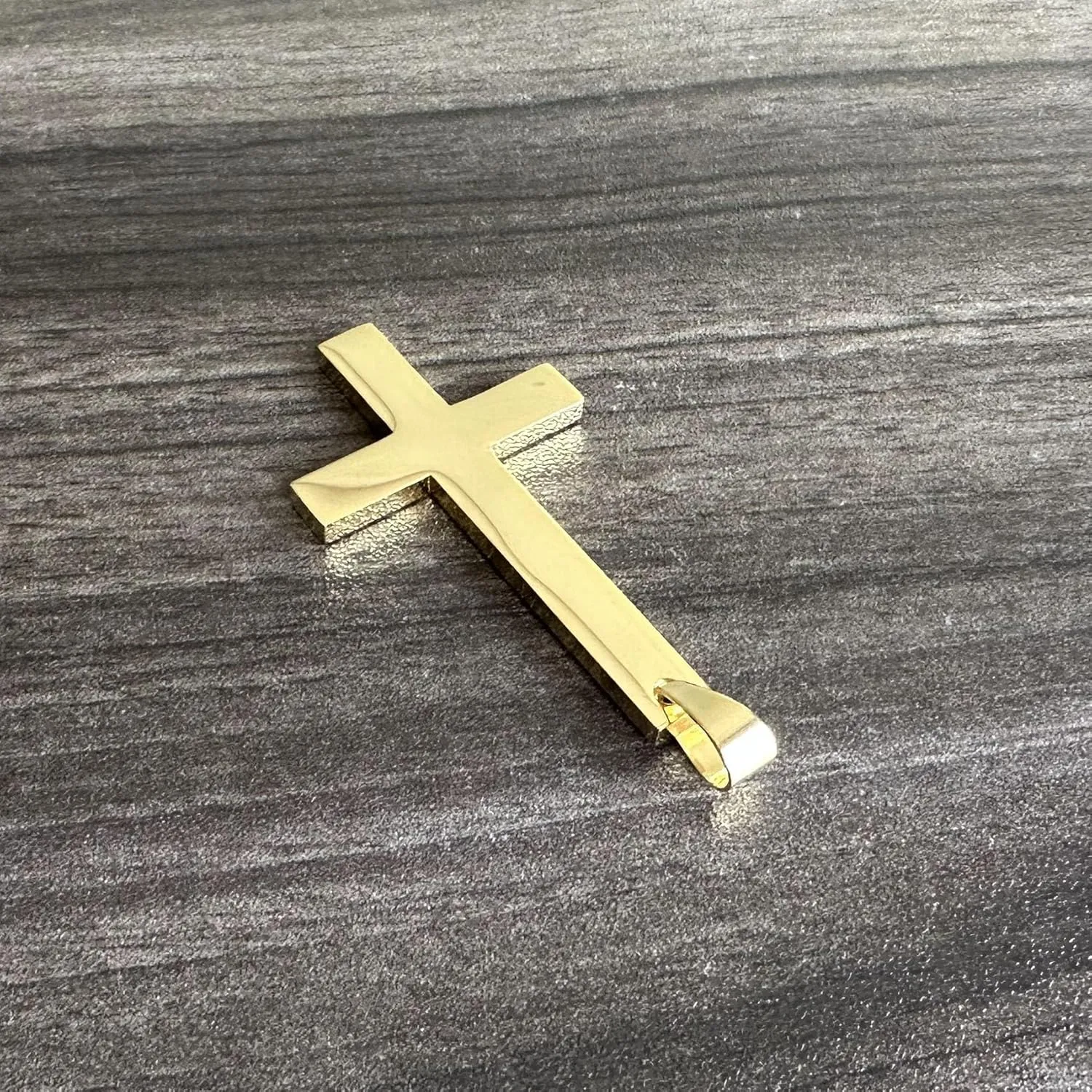 Fashion Simple Cross Necklace Stainless Steel Upside Down Cross Pendant Necklace