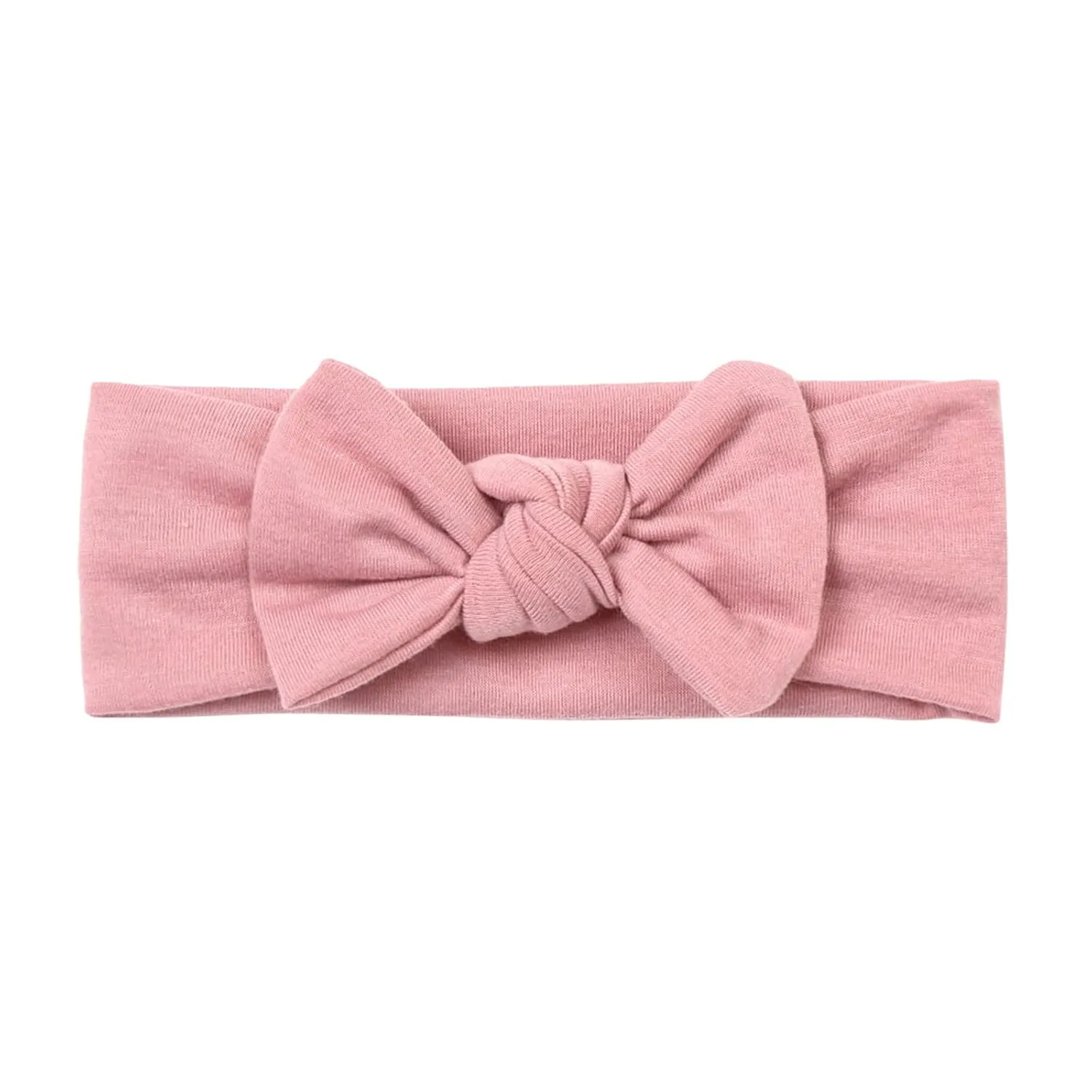 Fashionable Baby Girl Hairbands Handmade Headbands With Big Bows Soft Nylon Baby Hairband Lightweight Headband (Watermelon Red, One Size)