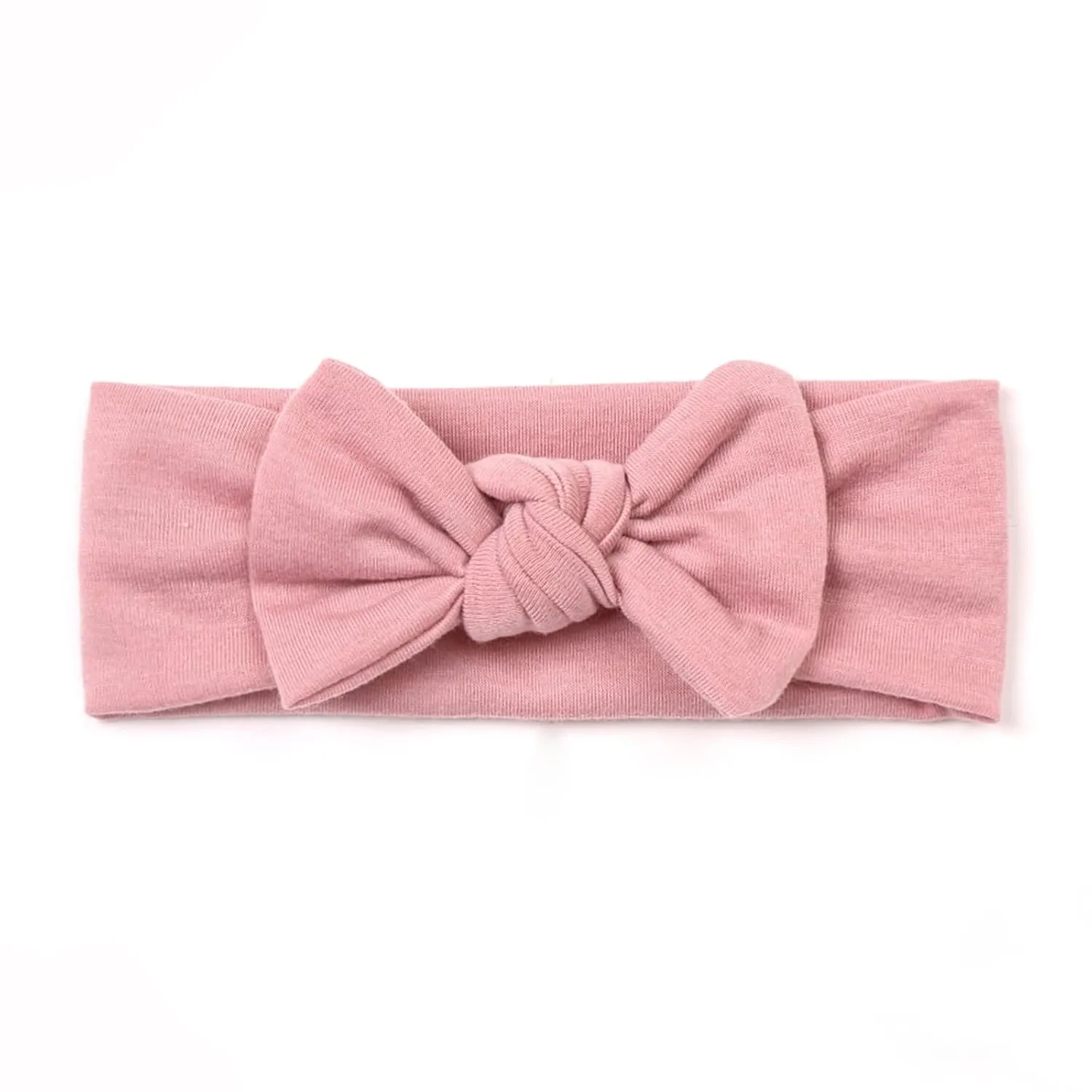 Fashionable Baby Girl Hairbands Handmade Headbands With Big Bows Soft Nylon Baby Hairband Lightweight Headband (Watermelon Red, One Size)