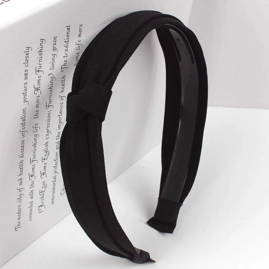 Fashionable Headbands for Women Pearls Knotted Head Bands Handmade Jewelry Hair Bands Wedding Hair Accessories