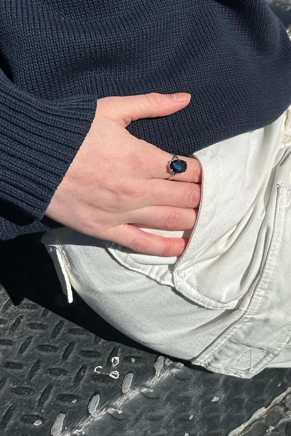 Faux Gemstone Ring