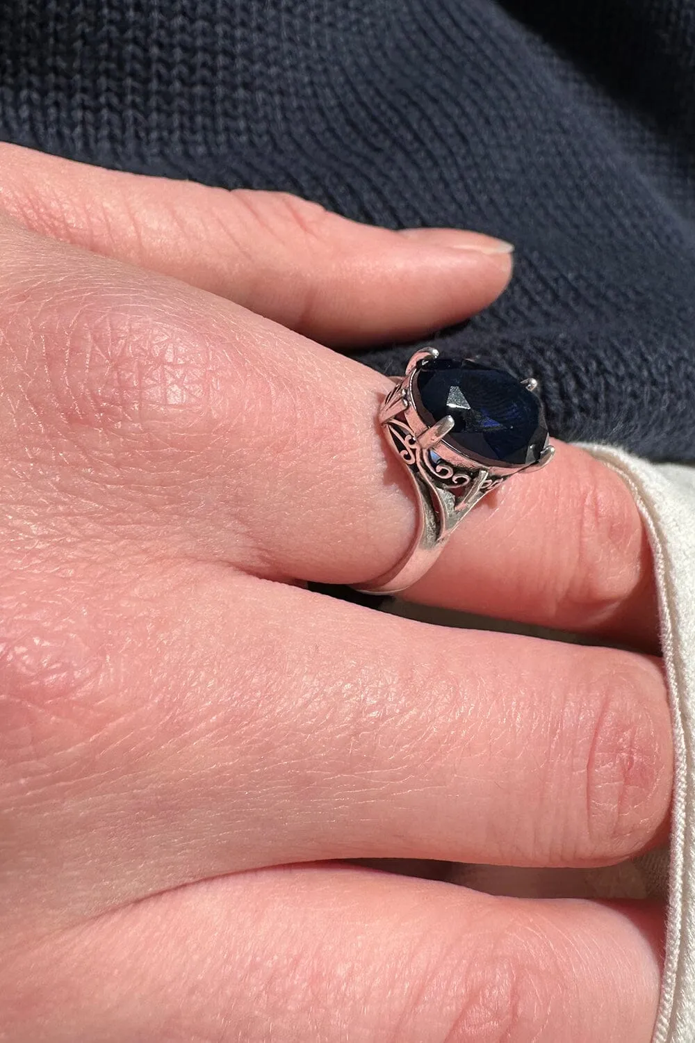Faux Gemstone Ring