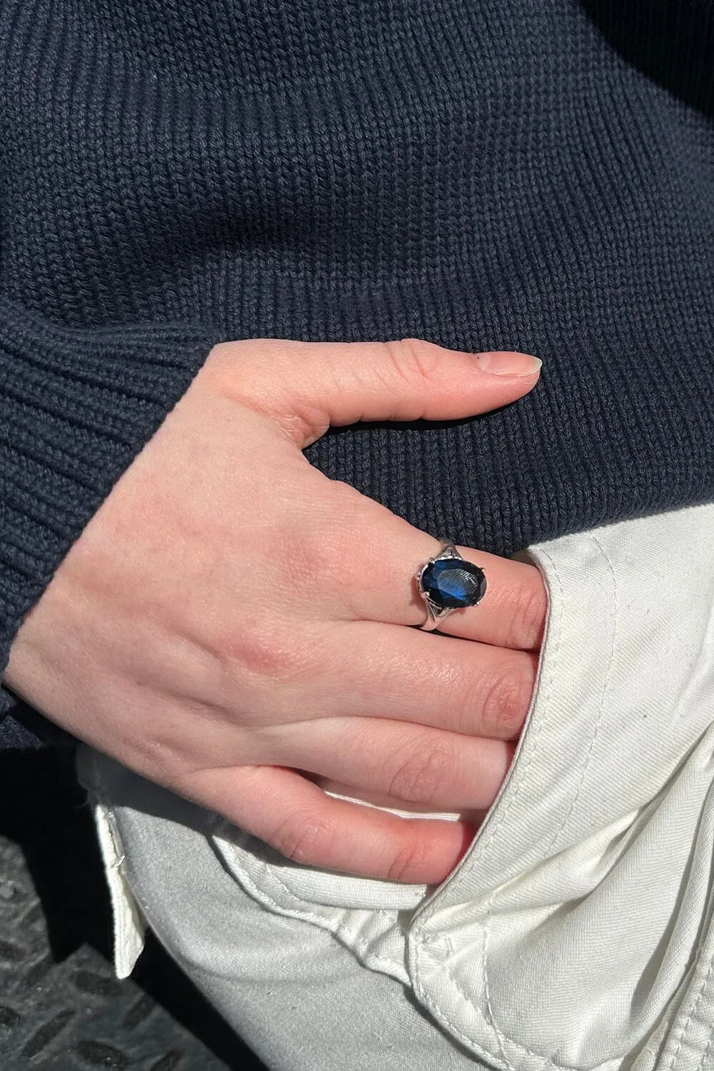 Faux Gemstone Ring