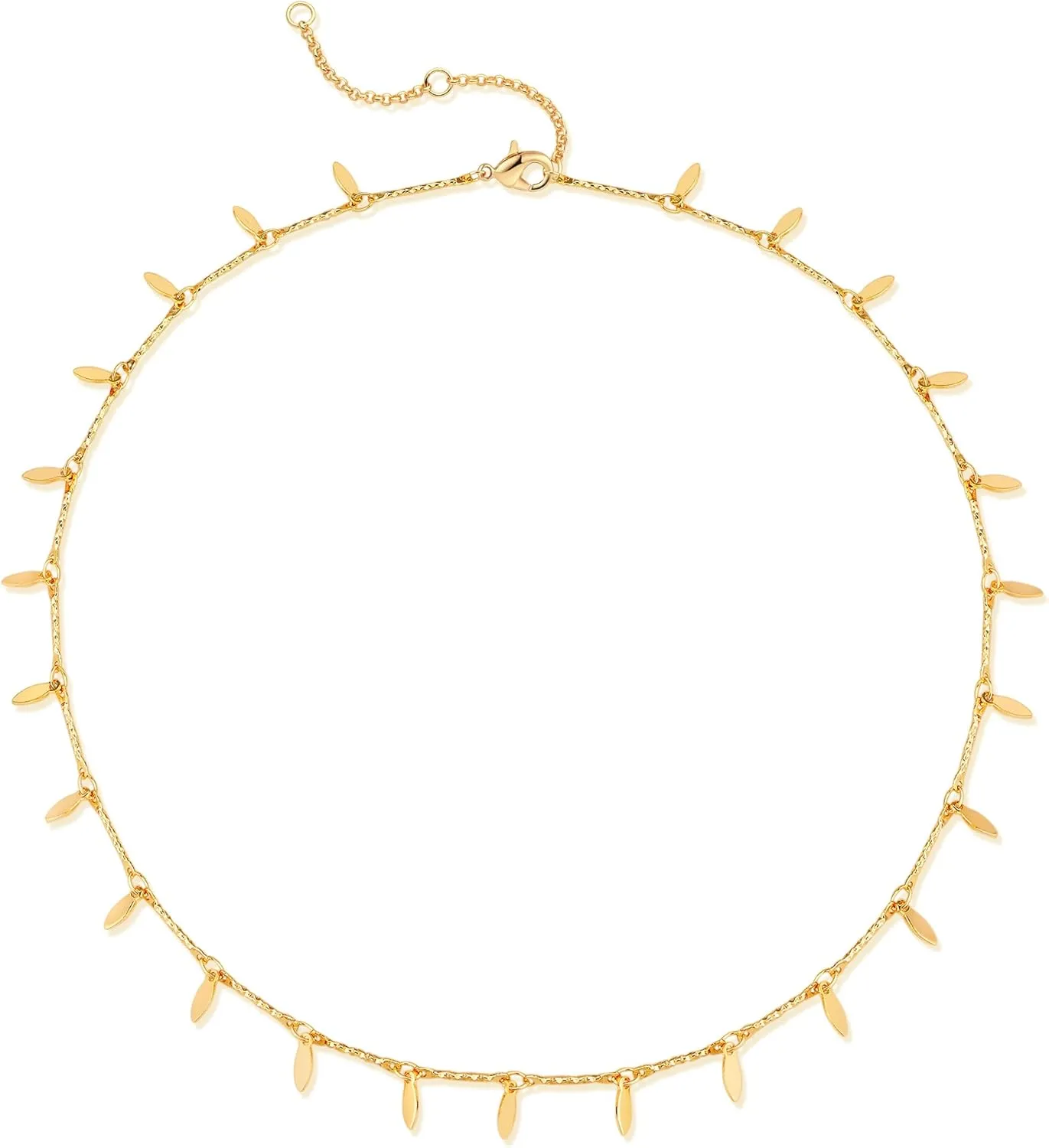 Fettero Cute Choker Necklace for Women Colorful Daisy Flower Choker Cute Chain Choker Necklace Delicate Fashion Gold Dainty Simple Necklace for Women Jewelry Gifts
