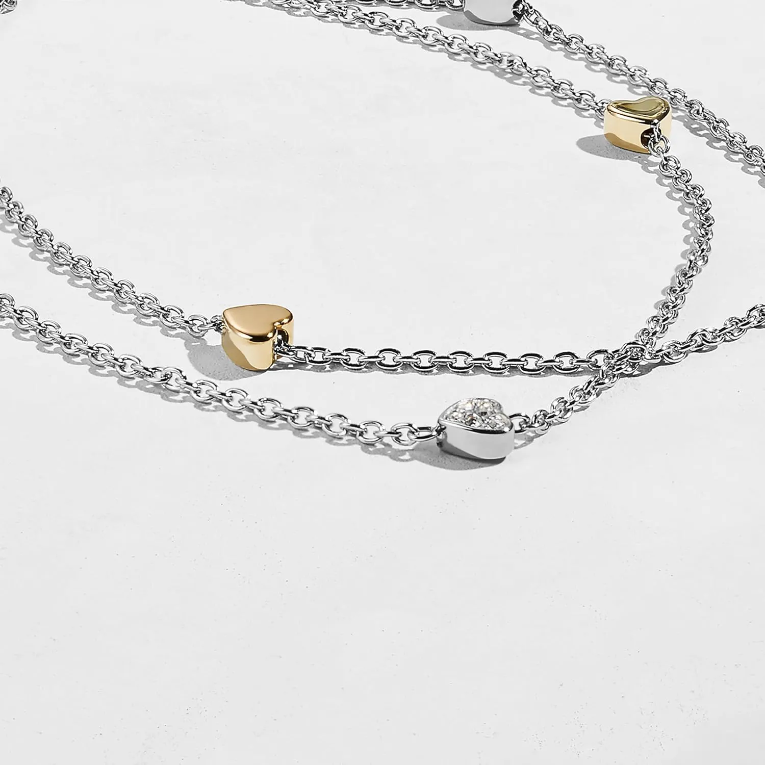 Fossil Women's Sterling Silver or Silver-Tone Stainless Steel Chain Bracelet for Women