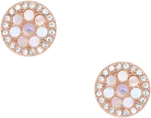 Fossil Women's Sterling Silver or Stainless Steel Stud Earrings for Women