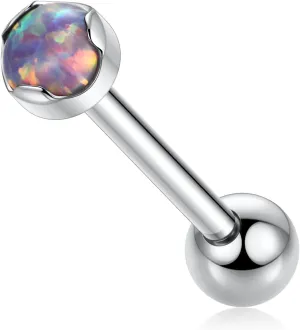GAGABODY G23 Titanium Tongue Rings 14mm-20mm Tongue Piercing Jewelry Internally Threaded Cartilage Earring 14G Straight Barbells Piercing Jewelry Tongue Barbell Tongue Rings for Unisex