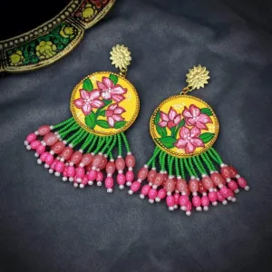Gladiolus Handpainted (Earrings)