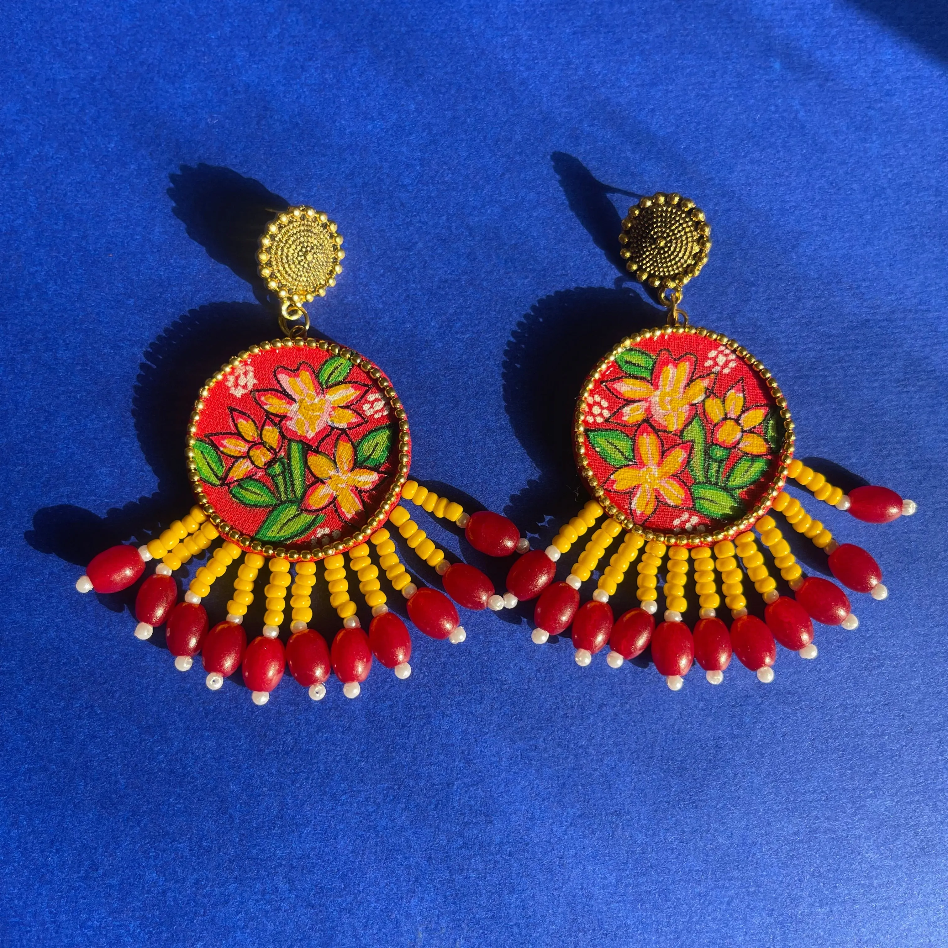 Gladiolus Handpainted (Earrings)