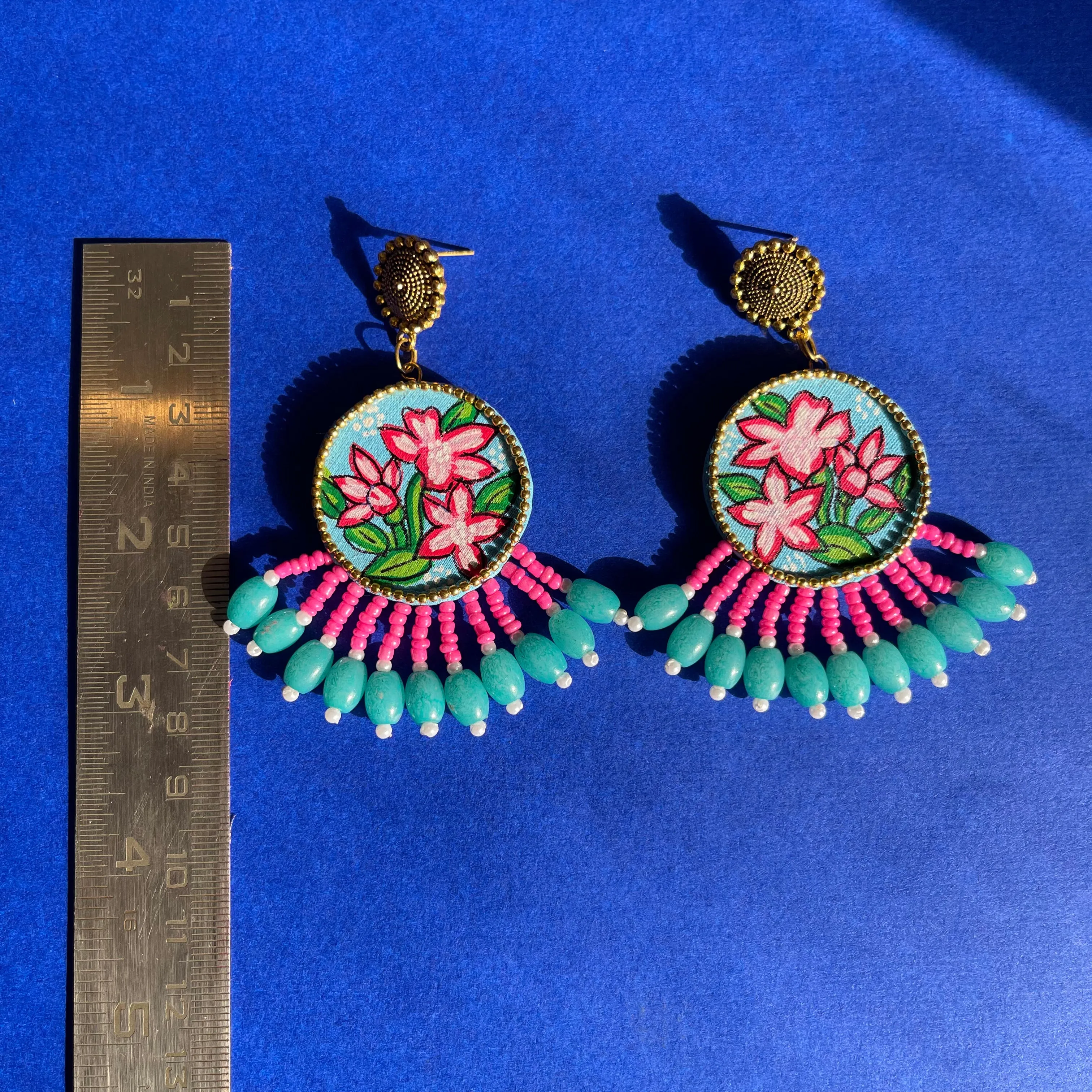 Gladiolus Handpainted (Earrings)