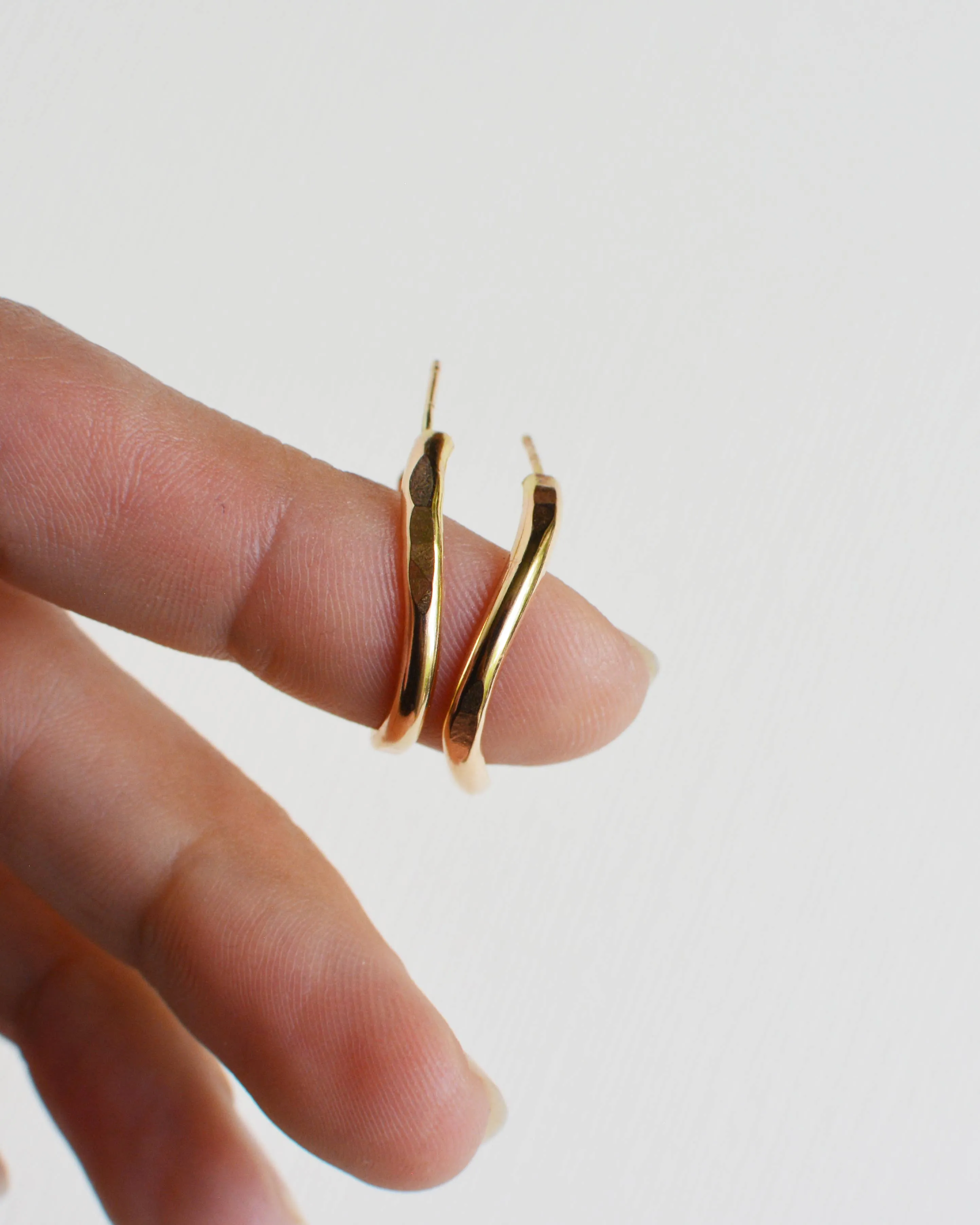 Gold Heli Hoops