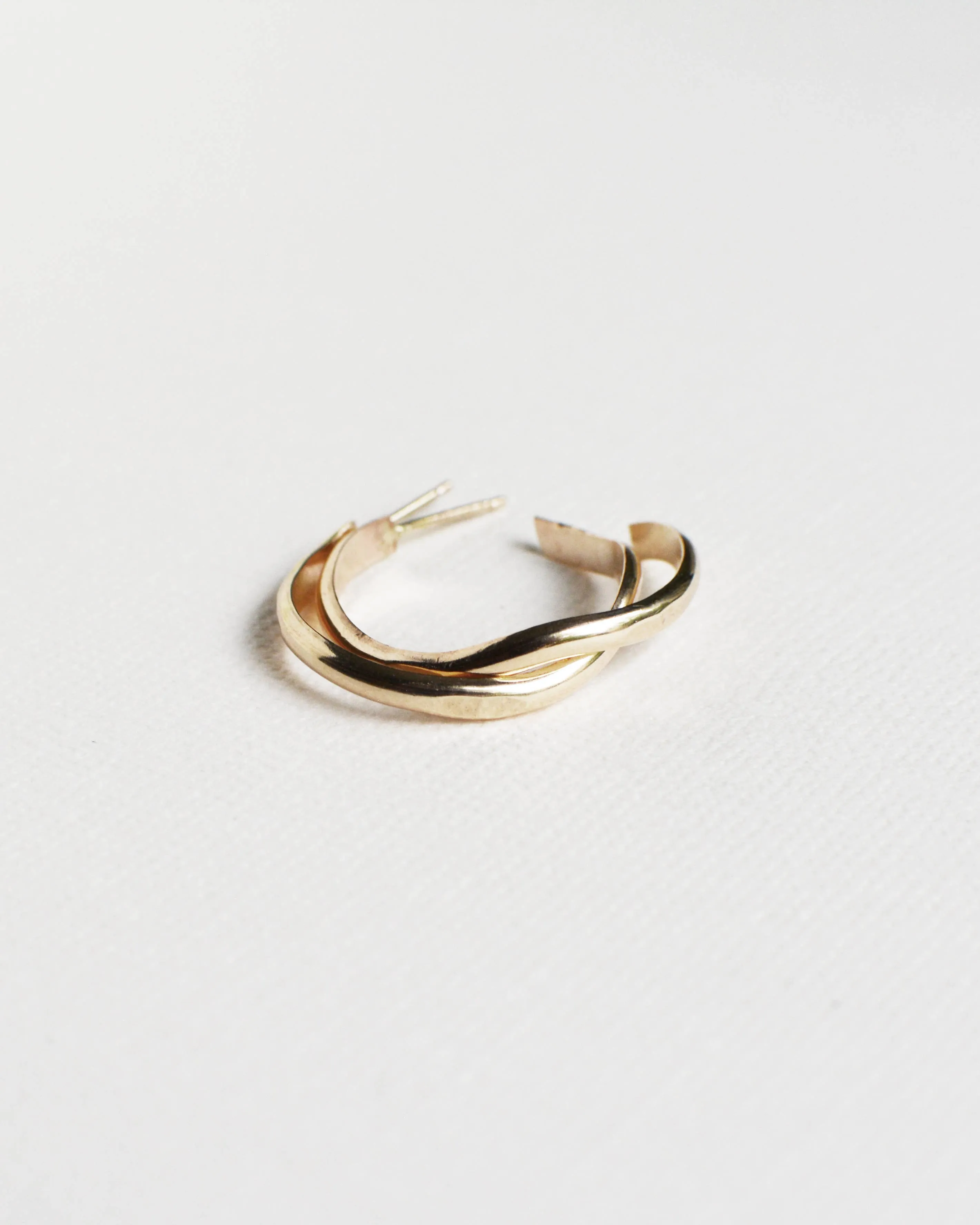 Gold Heli Hoops