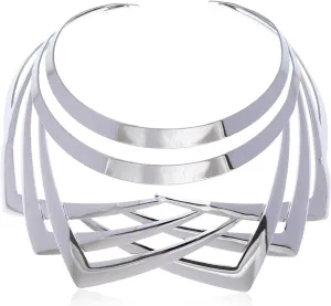 Gold Silver Choker Necklace for Women Men African Jewelry Necklace Statement Necklace Choker Collar Bib Gold Costume Jewelry Accessories