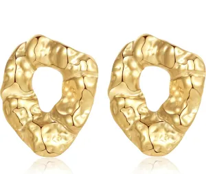 HANGINTHERE Chunky Gold Earrings for Women,18K Gold Plated,Gifts for Women