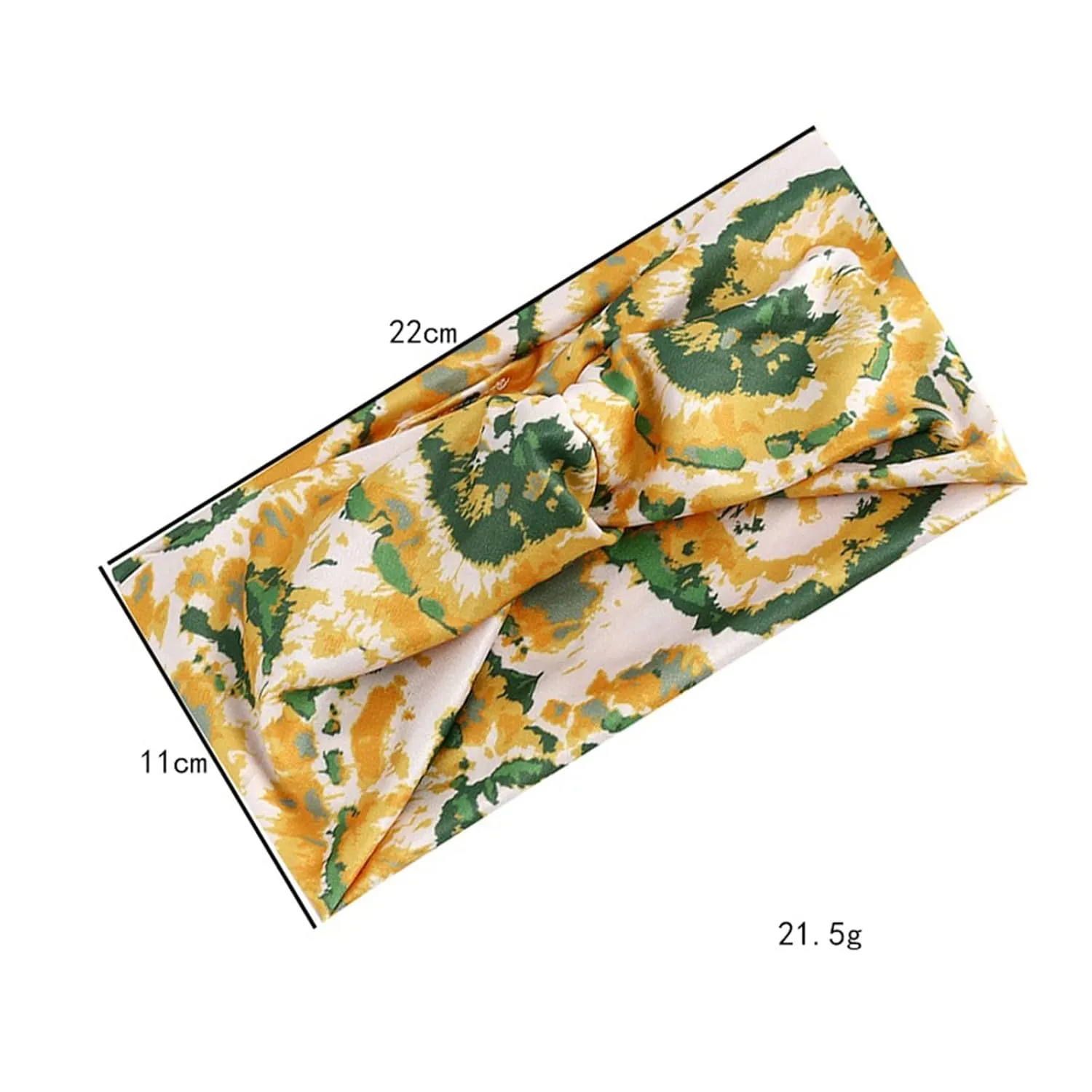 Headbands for Women and Girls Boho Bandeau Headbands Floral Printed Head Scarfs Fashion Hair Accessories